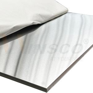 Wholesale Layout Smoothness 0.4mm-3.0mm Thickness 5x10ft Inox Plate 1500mmx3000mm Stainless Steel No.4 Satin Sheet 430 Grade from china suppliers