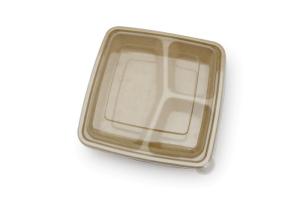 Wholesale 9 inch Outdoors Takeaway Food Containers Disposable Lunch Biodegradable Container from china suppliers
