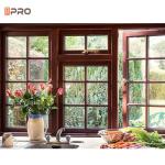 Powder Coated Aluminum Casement Windows Outward Opening With Thermal Break
