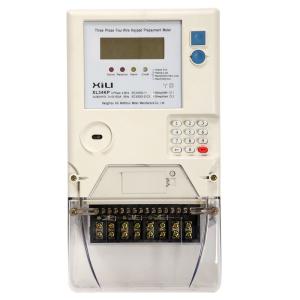 Wholesale Credit 3 Phase Prepaid Energy Meter , Smart Card Home Electricity Meter from china suppliers