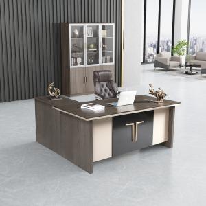 Wholesale Luxury Executive Office Desk With Drawers Furniture Wooden 160cm×80cm×76cm from china suppliers