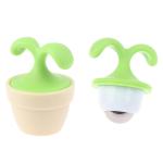 Roller Ball Handheld Body Massager Cute Mini Potted Plant Shaped 360 Degree