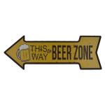 Arrow Shape Vintage cake Metal Tin Signs, Plaque Poster For Bar Club Wall OEM