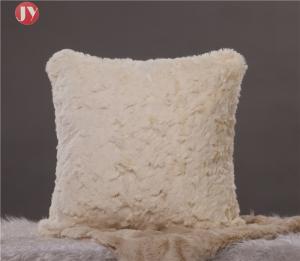 Wholesale Colorful Plush Oversized faux Fur Pillow cover , Soft cushion covers sheepskin pillow cases from china suppliers