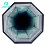 Neon Abyss Mirrors Bring Modern Twist to 3D Mirror Neon Dance Floor for DJ Disco