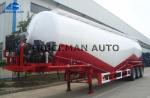35m3 - 55m3 Tank Body Cement Tanker Trailer With The Weichai Brand Engine