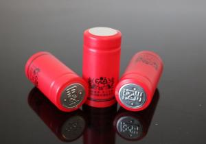 Wholesale Red pvc heat shrink cap seal for wine bottle, pvc shrink capsules for red wine bottle from china suppliers