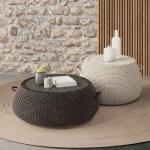 Restaurant Outdoor Light Luxury PE Rattan Sofa Set Patio Waterproof Metal