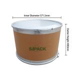 Heavy-Duty 100kg Fiber Drum For Hot Melt Adhesives | 571.5mm Press Disc Fit |