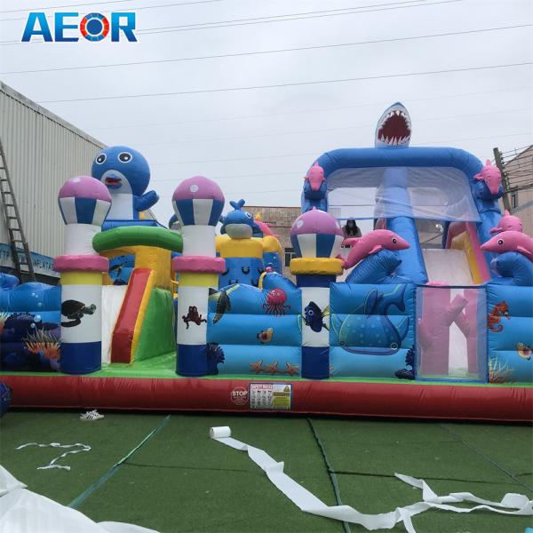 Commercial bouncer playground jumping house giant amusement park cartoon