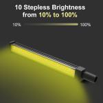 Full Spectrum 4 Head LED Clip Grow Light 96W Black For Indoor Room
