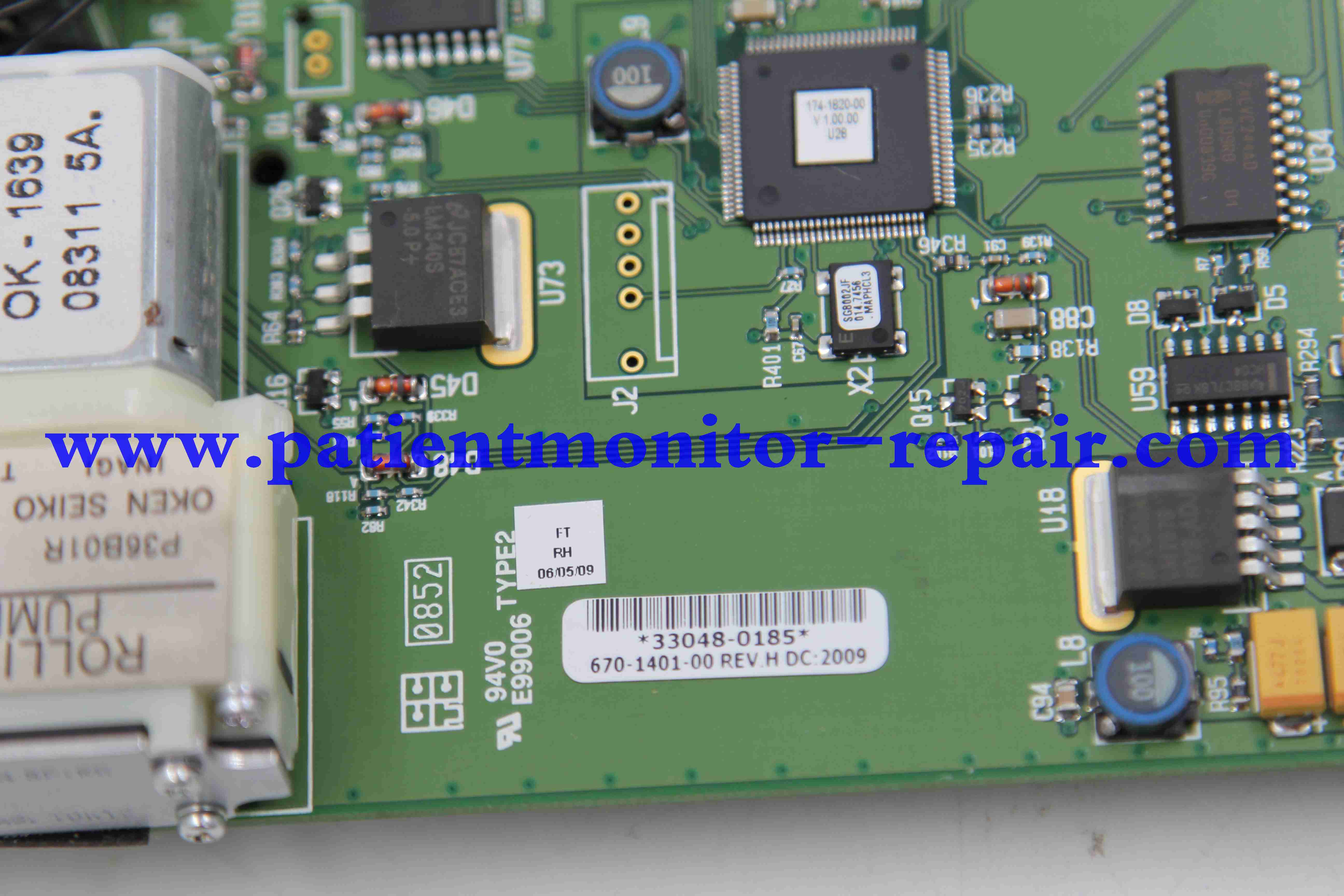 Spacelabs patient monitor Elance main board 3202596-001