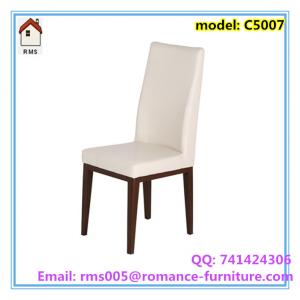 Wholesale metal frame wooden painting high back leather dining chair C5007 from china suppliers