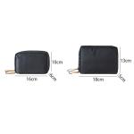 Solid Color Polyester Makeup Train Case For Women