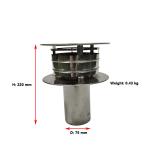 3" Galvanized Wood Stove Rain Proof Chimney Cap Power Coated