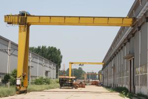 Wholesale 5t semi gantry crane hoist for outdoor and indoor with CE ISO certificates from china suppliers