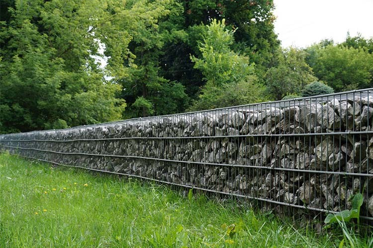 Customized Size And Mesh Square Gabion Planter With Galvanized