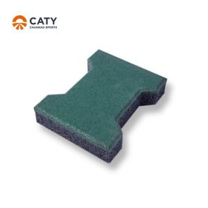 Wholesale Practical Interlocking Rubber Pavers Anti Skid Water Permeable from china suppliers