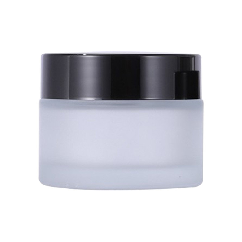 60ml 120ml Frosted Glass Cream Jar 30cl Glass Candle Jar With Lid