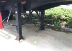 Q345B Steel 60 Ton Semi 20ft Shipping Container Trailer