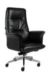 360 Degree Conjoined Armrest Leather Revolving Chair With Armrest