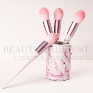 Wholesale Plating Spiral Handle Powder Single Makeup Brush With Pink Ferrule from china suppliers