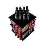 84 Holder Spinning Lipstick Tower , Rotating Acrylic Lipstick Display Stand
