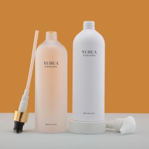 Wholesale 480ml Empty Plastic Shampoo Bottle Personal Care Recycled PET Pump Lotion Bottle from china suppliers
