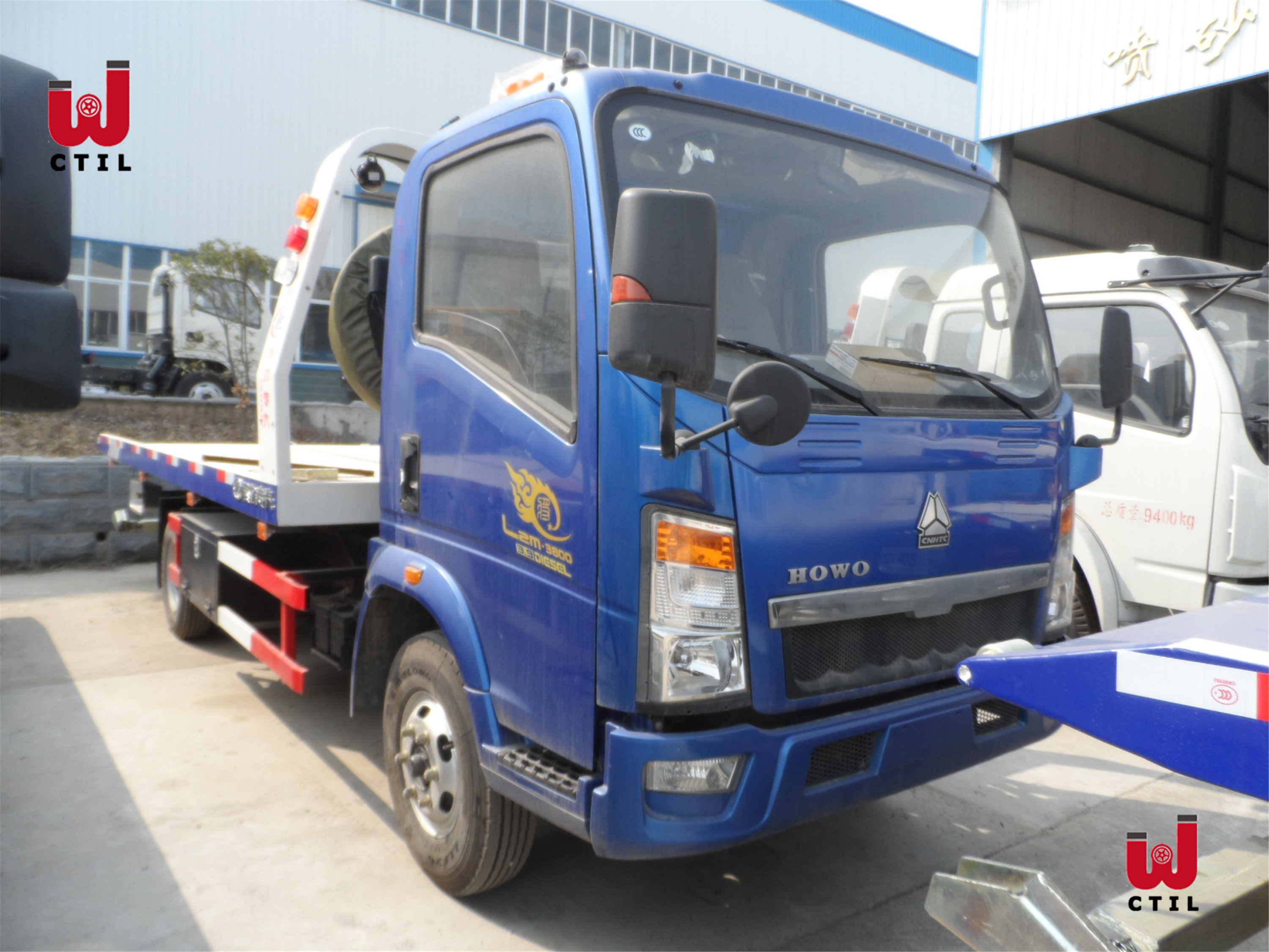 Cnhtc Wrecker Tow Truck Blue 4X2 Heavy Duty Wrecker Manual