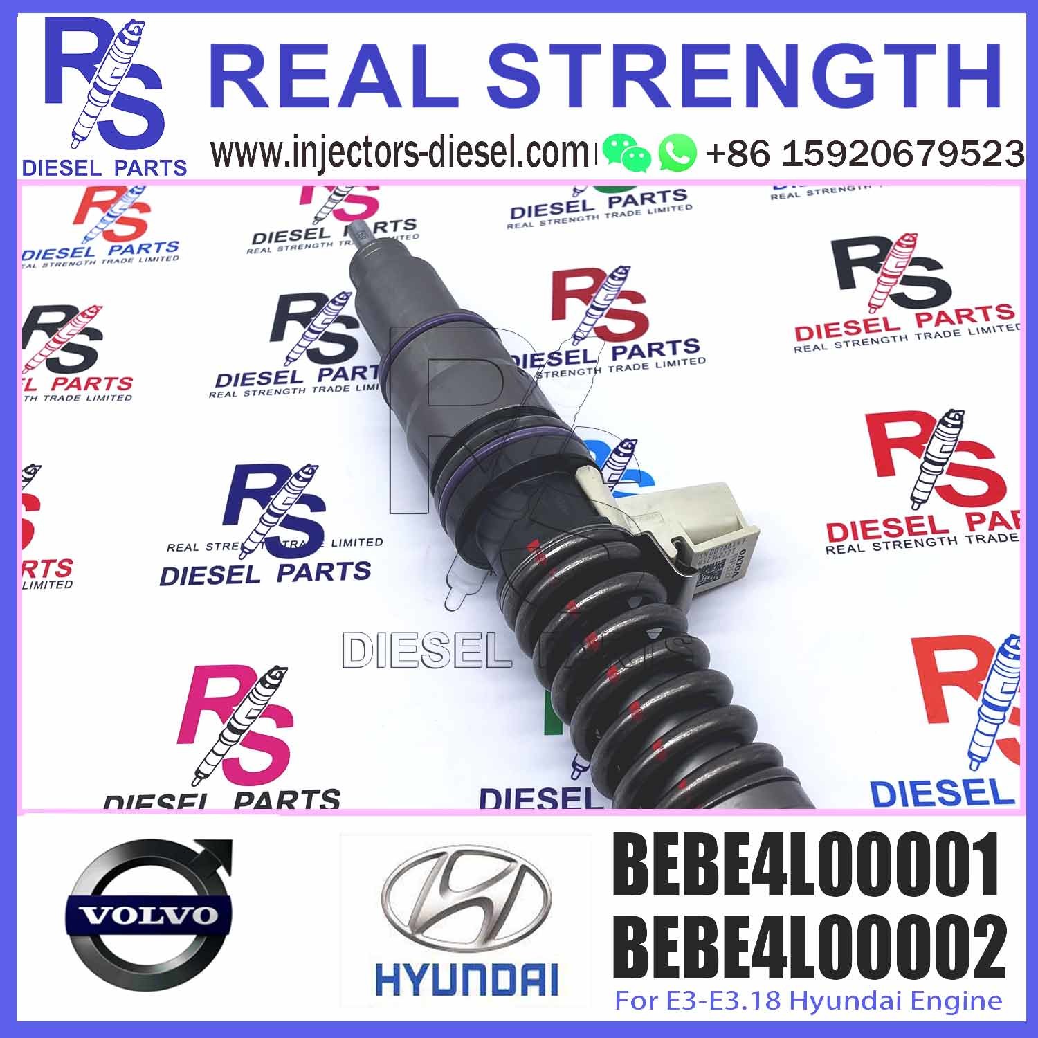 High quality 4 pin nozzle assembly Diesel Electronic Unit Fuel Injector BEBE4L00002 BEBE4L00001 for diesel engine