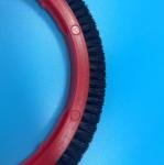 Monforts Stenter Machine Parts Red Body Brush Wheel Black Nylon Hair 220*167