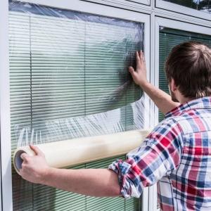Wholesale Clear Adhesive PE Plastic Glass Protective Film For Glass Or Mirror Surface from china suppliers