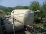 Stainless Steel Industrial Steel Buildings Water Control Horizontal Bright Tank