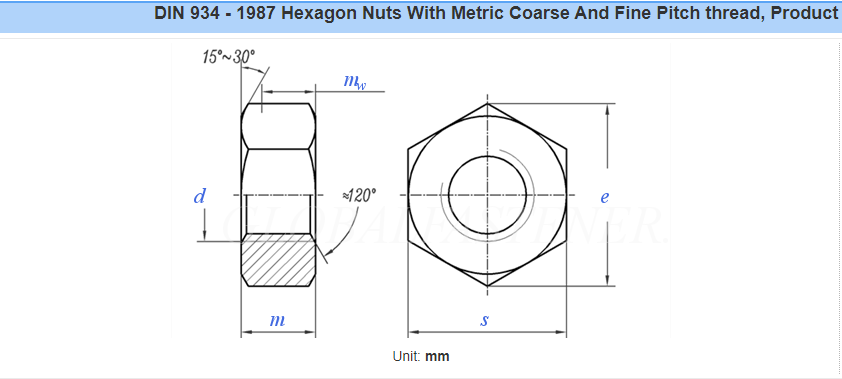 ISO Standard Stainless Steel 304 Hex Nuts M3 M4 M5 M6 M8 M10 for Customized Nuts