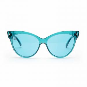 Wholesale Cateye PC Frame Aqua Lens Blue Light Therapy Glasses For Relax from china suppliers