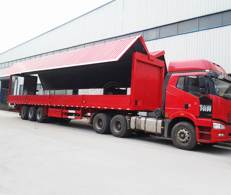 40 Tons Max Payload 13 Ton Axle Enclosed Dry Wing Van Semi Trailer for Express Logistics