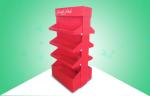 Four Shelve POP Cardboard Display , recycled cardboard retail displays