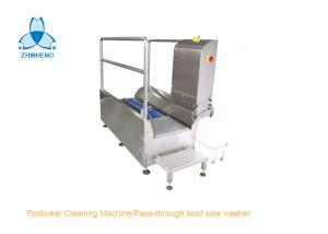 Wholesale T 2.0 Mm Stainless Steel 304 Footwear Cleaning Machine / Pass Through Boot Sole Washer from china suppliers
