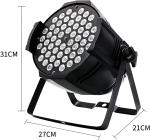 IP33 LED Par Light 54pcs 3W RGBW Stage Zoom Wash Moving Head For DJ Bar Club