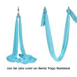 Customized Color 210T Parachute Nylon Aerial Yoga Swing Hammock