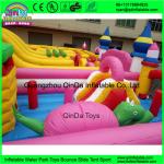 Funny inflatable Circus amusement park,Giant inflatable clown fun city