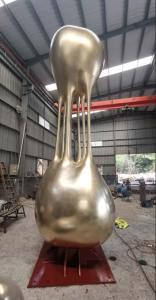 Wholesale ODM Decoration Brass 4.6m Modern Metal Sculpture from china suppliers