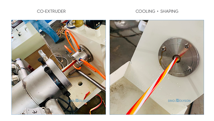 Food Grade PP/PE Granules Plastic Straw Making Machine 380V 3P 50HZ