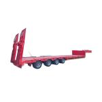 4 Axles 100 Tons Heavry Duty Lowboy Truck Semi Trailer/Low Bed/Lowbed Gooseneck
