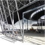 Q235 Q345 Metal Frame Roof Customized Light Steel Frame Structure Punching