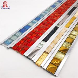 Wholesale 3mm Listello Tile Trim , Weather Resistant Mosaic Tile Strip In Shower from china suppliers