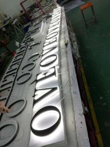 Wholesale 10000K Backlit Channel Letter Signs 25.4mm Depth For Business from china suppliers