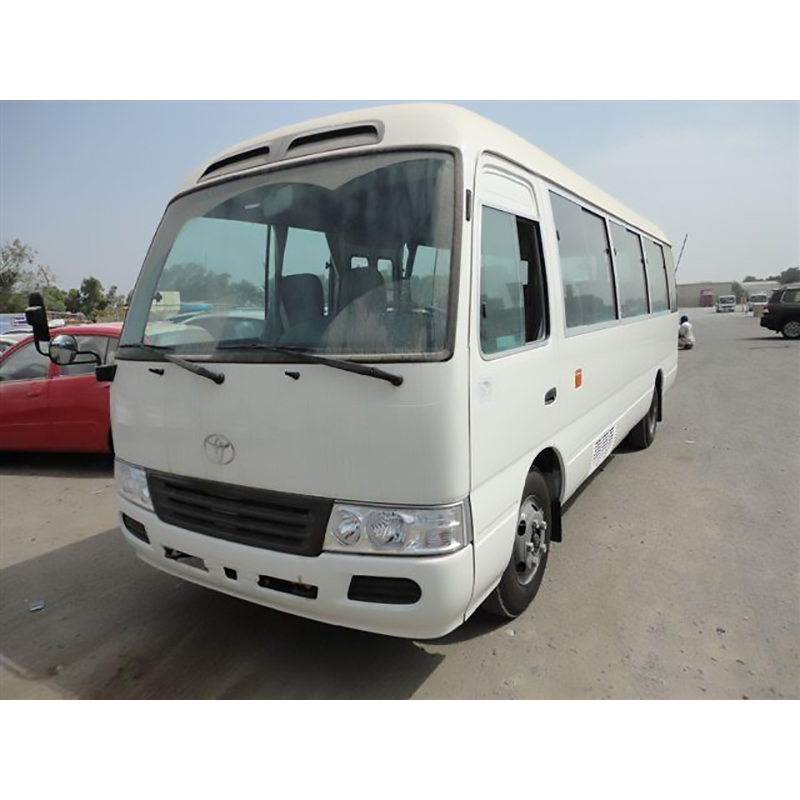 6990*2025*2600mm 120 Km/h Diesel Euro 3 Manual Coaster 30 Seats 7m Mini Used Coaster Bus