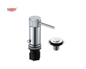 Wholesale Single Lever Bidet Ducha Mixer Brass Annular Knurl Handle Chrome Bathroom Taps from china suppliers