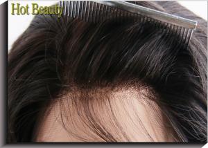 Wholesale Unprocessed Human Hair Lace Closure Illusion Frontal 4 Inch By 13 Inch Lace Size Natural Color from china suppliers